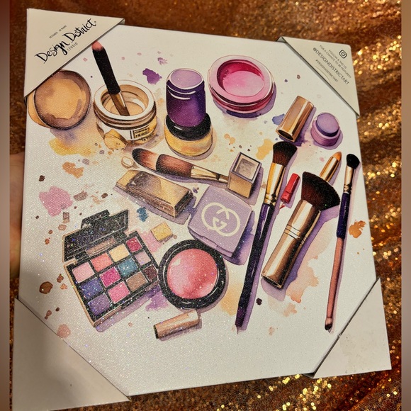 Licensed Beauty Glitter Wall Art Canvas - Picture 2 of 5